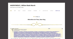 Desktop Screenshot of millionmaskmarch.com