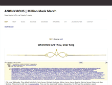 Tablet Screenshot of millionmaskmarch.com